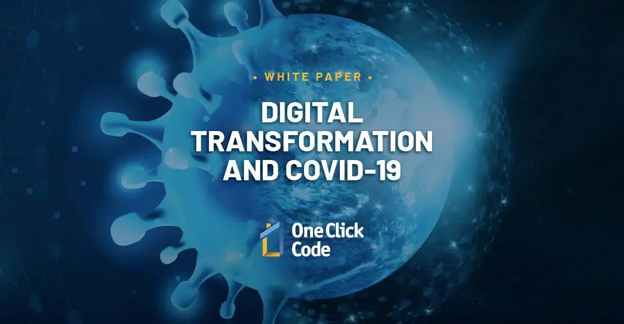 Image depicting digital transformation during COVID-19, highlighting insurance technology solutions for problem-solving.